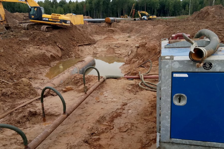 Как предотвратить вынос песка при вакуумном водопонижении?